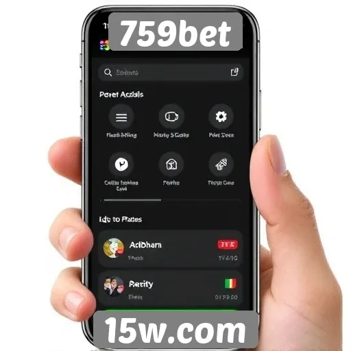 Funcionalidades do aplicativo móvel 759bet